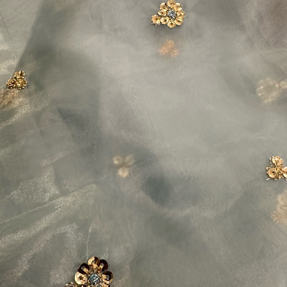 Blue and Gold Lehenga - size small - Picture 8 of 11